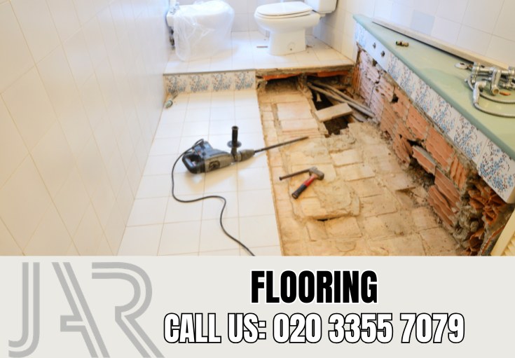 Bathroom Flooring Installation by Bermondsey Bathroom Fitters